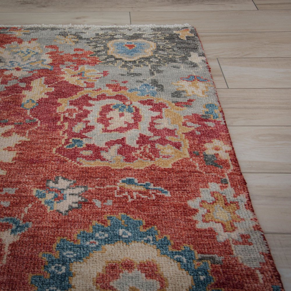 10' x 14' Cut Pile Hand Knotted Rug. Picture 7