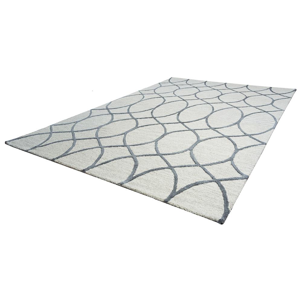 10' Round Hand-Tufted Round Rug. Picture 9