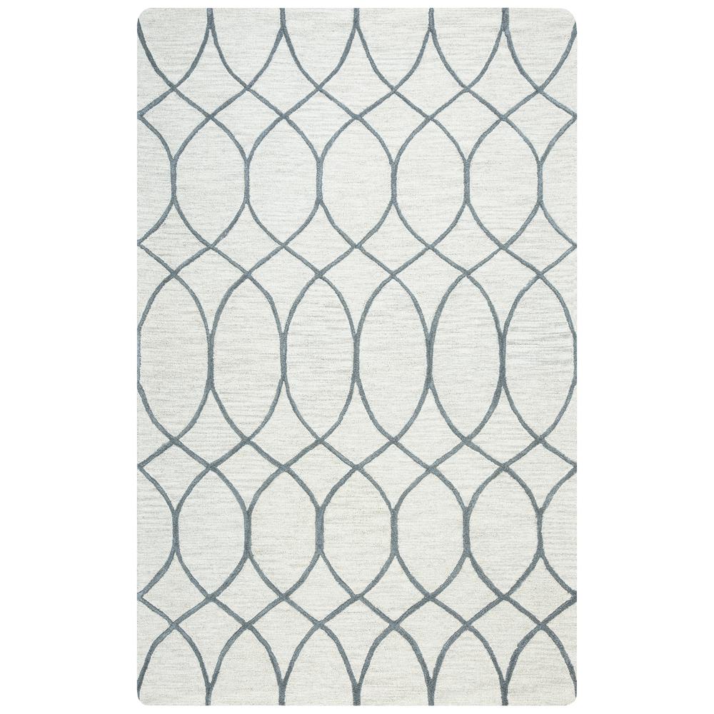 10' Round Hand-Tufted Round Rug. Picture 4