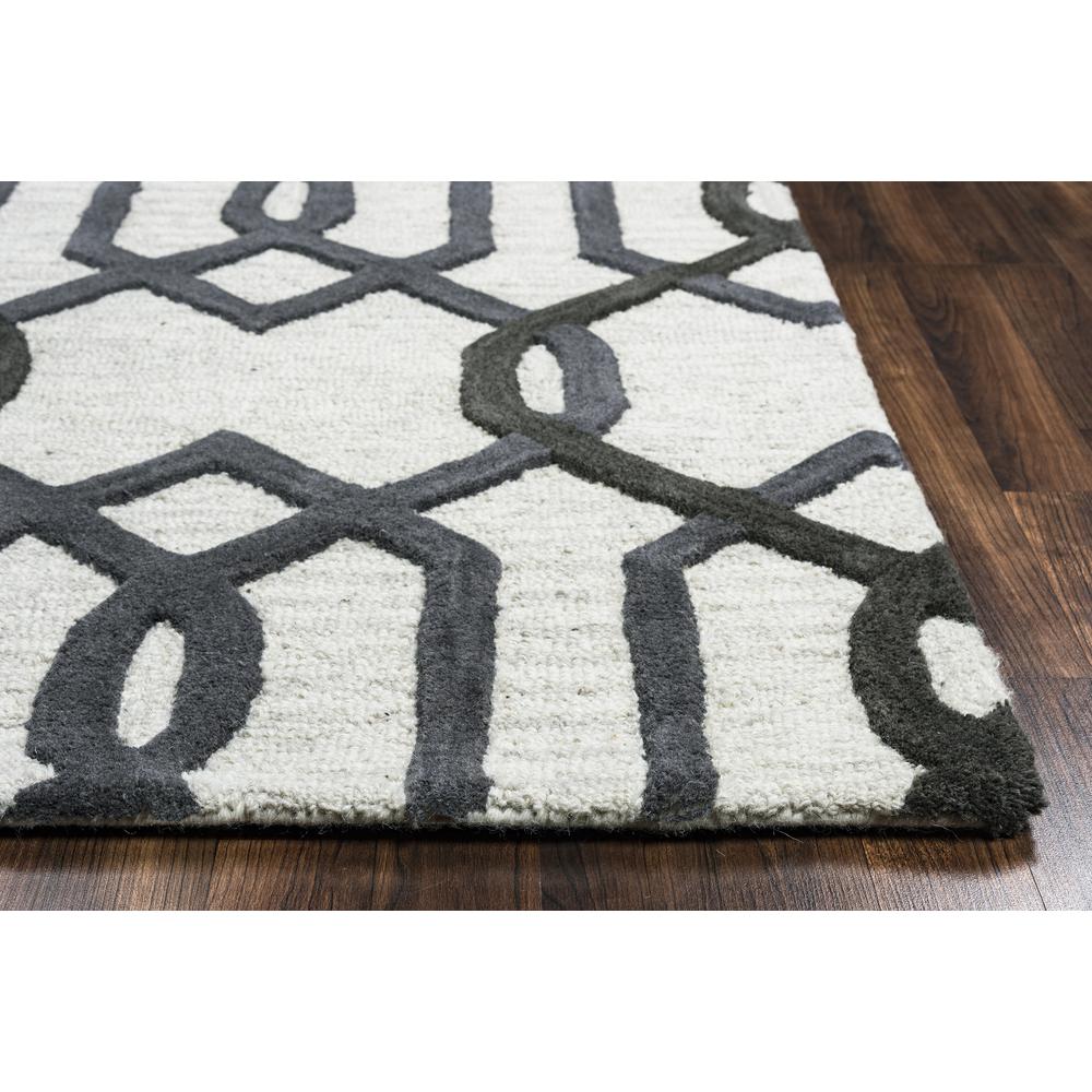10' Round Hand-Tufted Round Rug. Picture 10