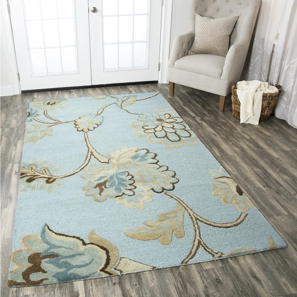 5' x 8' Hand-Tufted Rectangle Rug. Picture 14