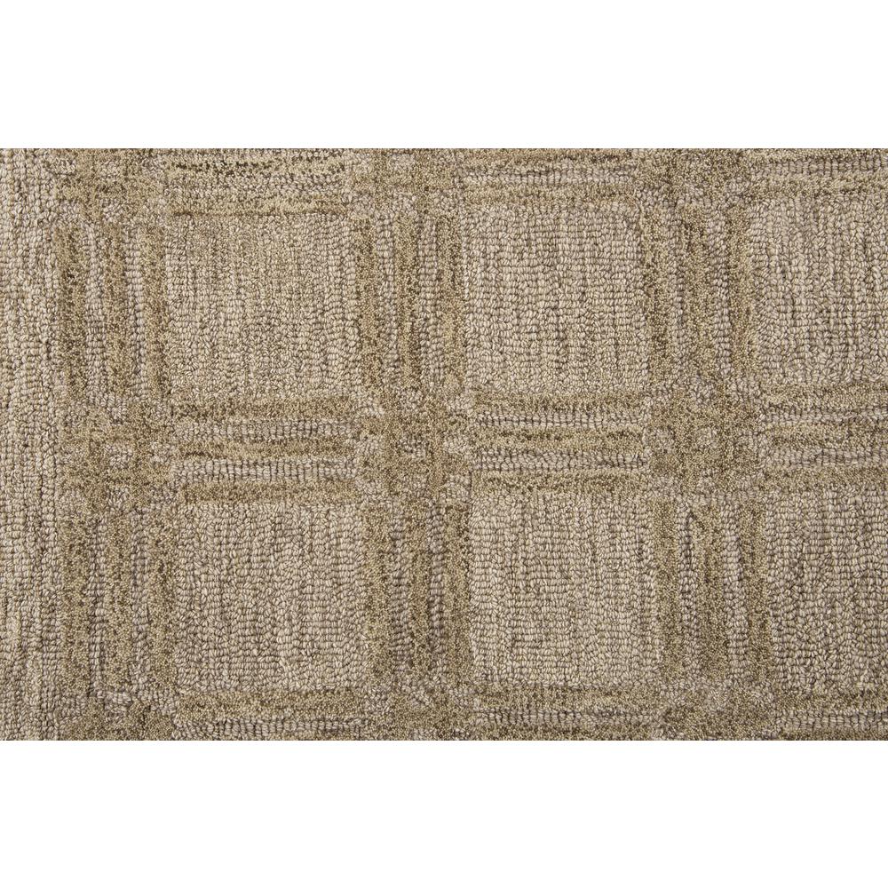 Hand Tufted Cut & Loop Pile Wool Rug, 5' x 8'. Picture 8