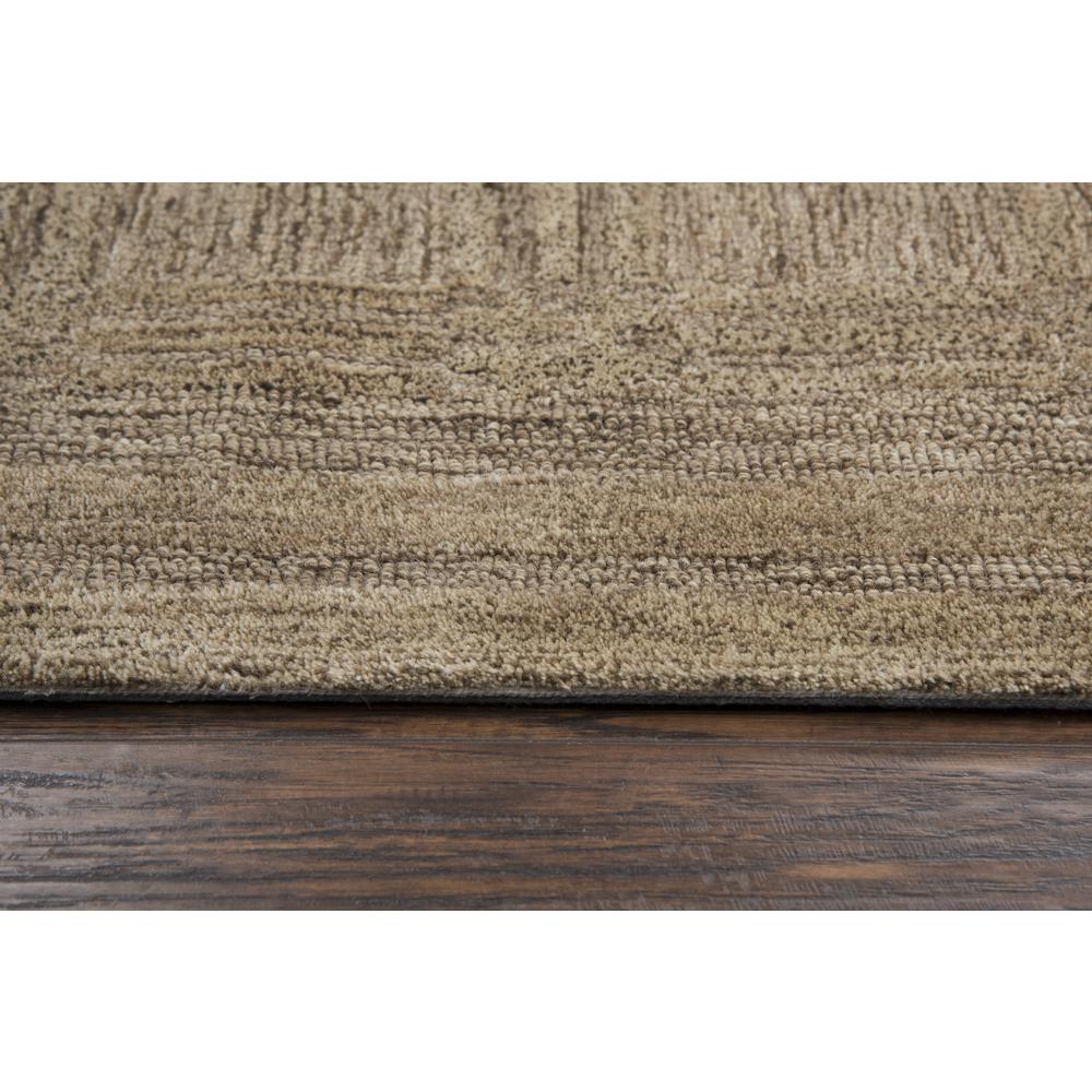 Hand Tufted Cut & Loop Pile Wool Rug, 5' x 8'. Picture 5