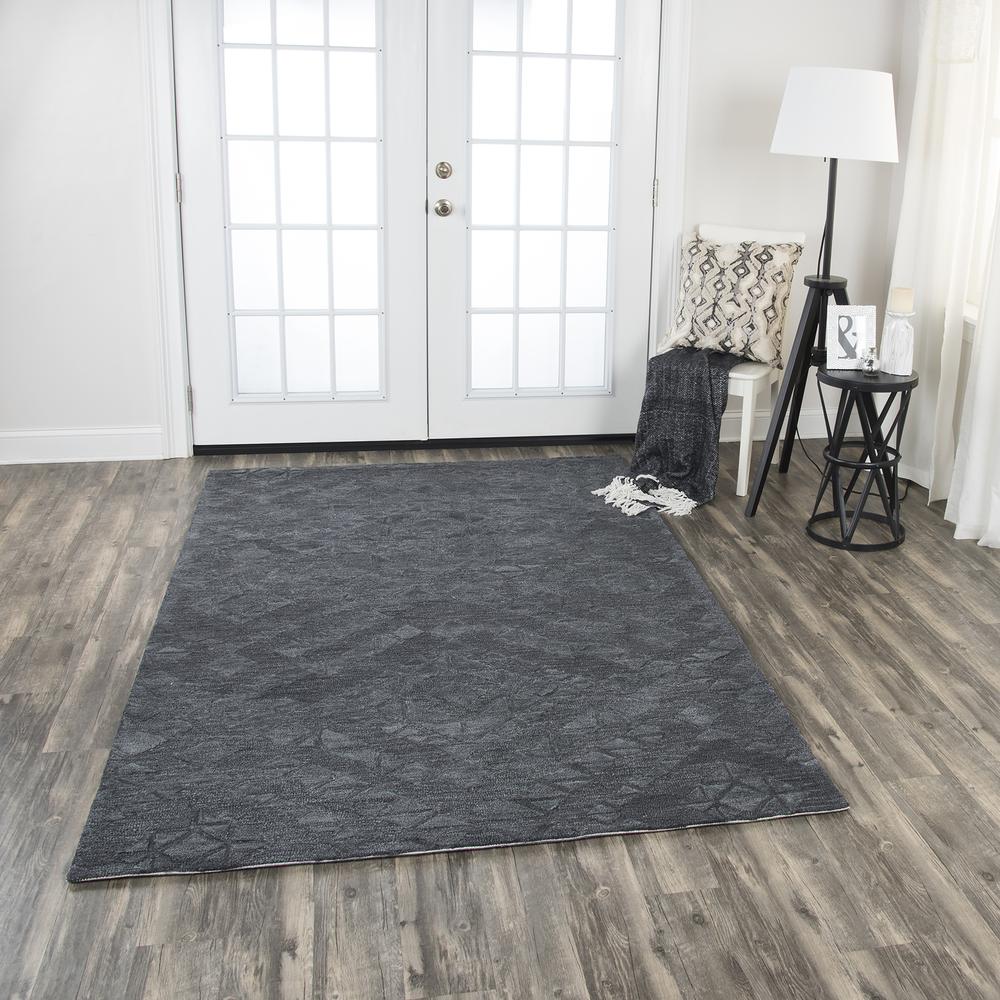 5' x 8' Hand-Tufted Rectangle Rug. Picture 12