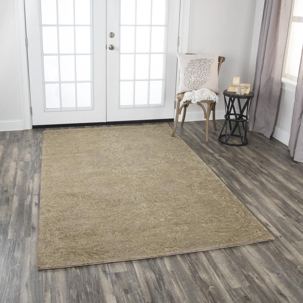 5' x 8' Hand-Tufted Rectangle Rug. Picture 6