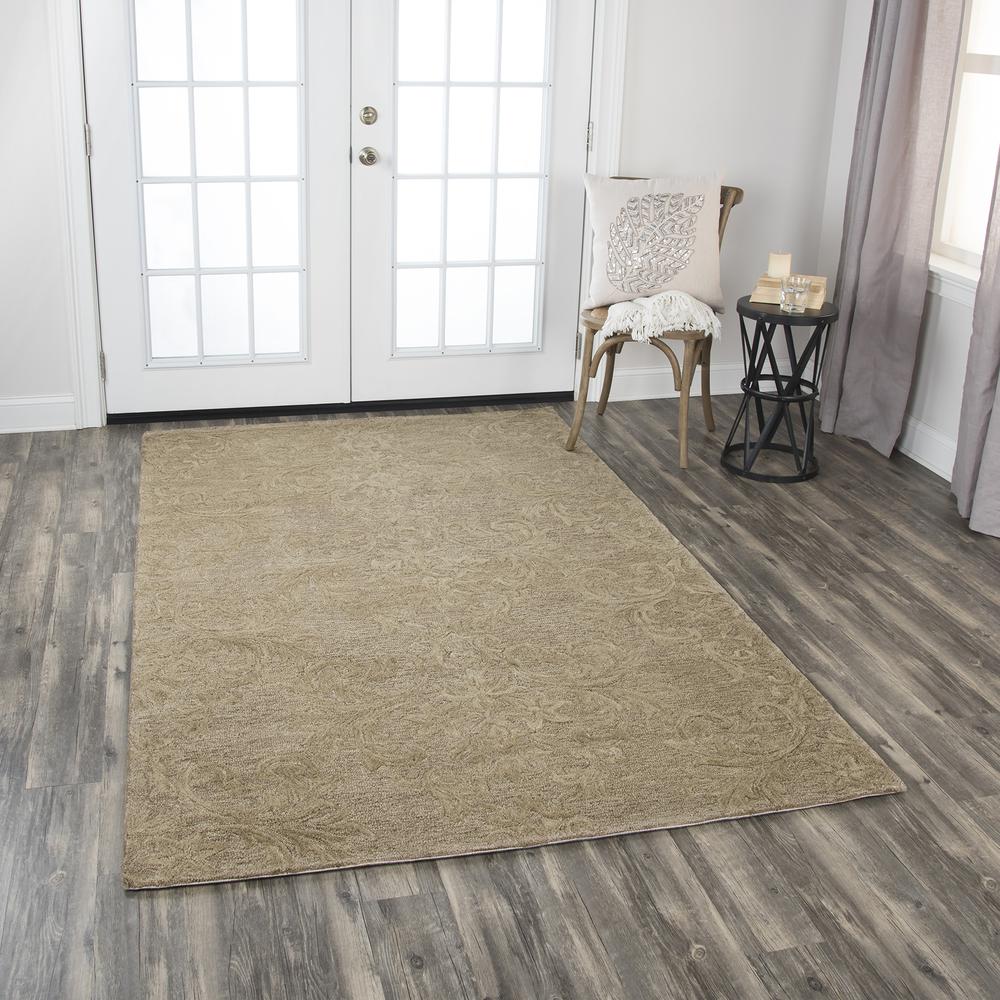 5' x 8' Hand-Tufted Rectangle Rug. Picture 12