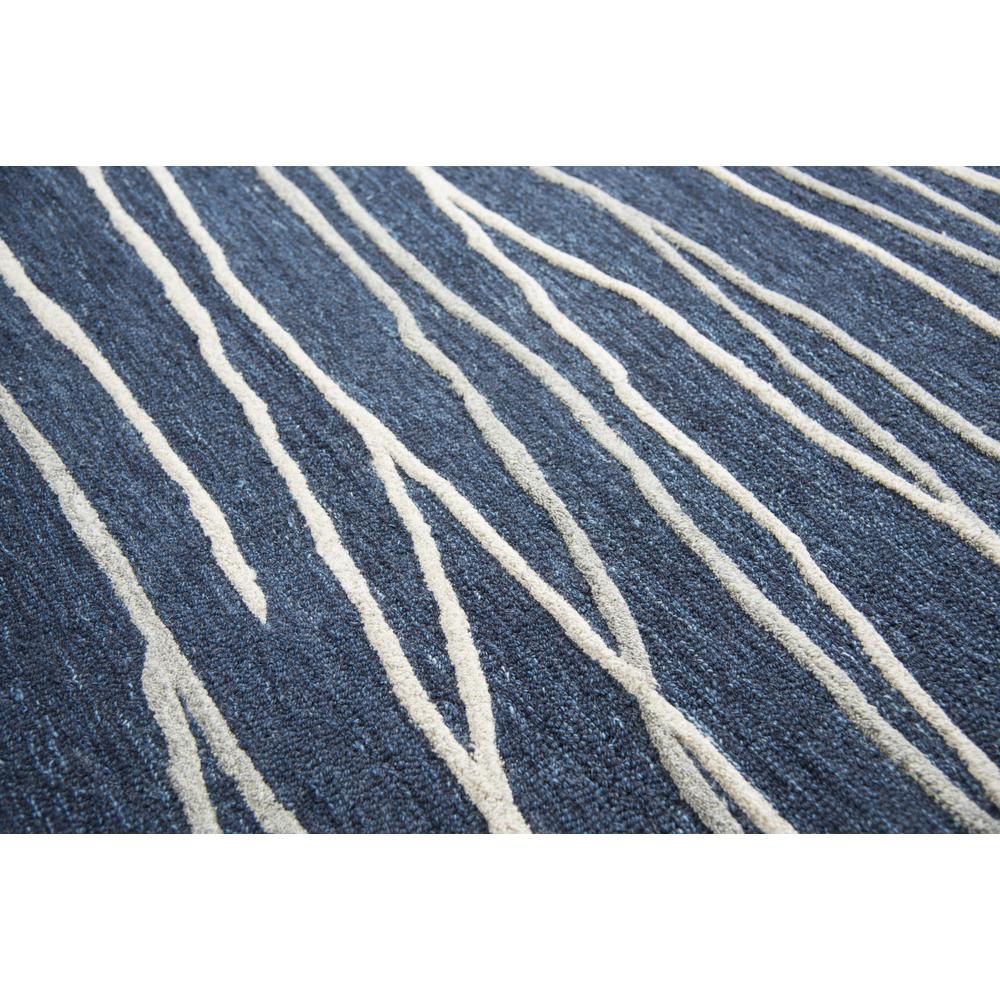 Hand Tufted Cut & Loop Pile Wool Rug, 8' x 10'. Picture 4