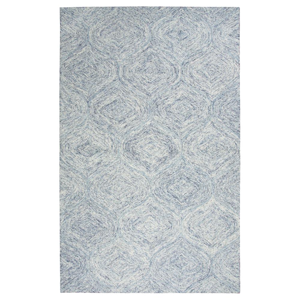 Hand Tufted Loop Pile Wool Rug, 9' x 12'. Picture 1