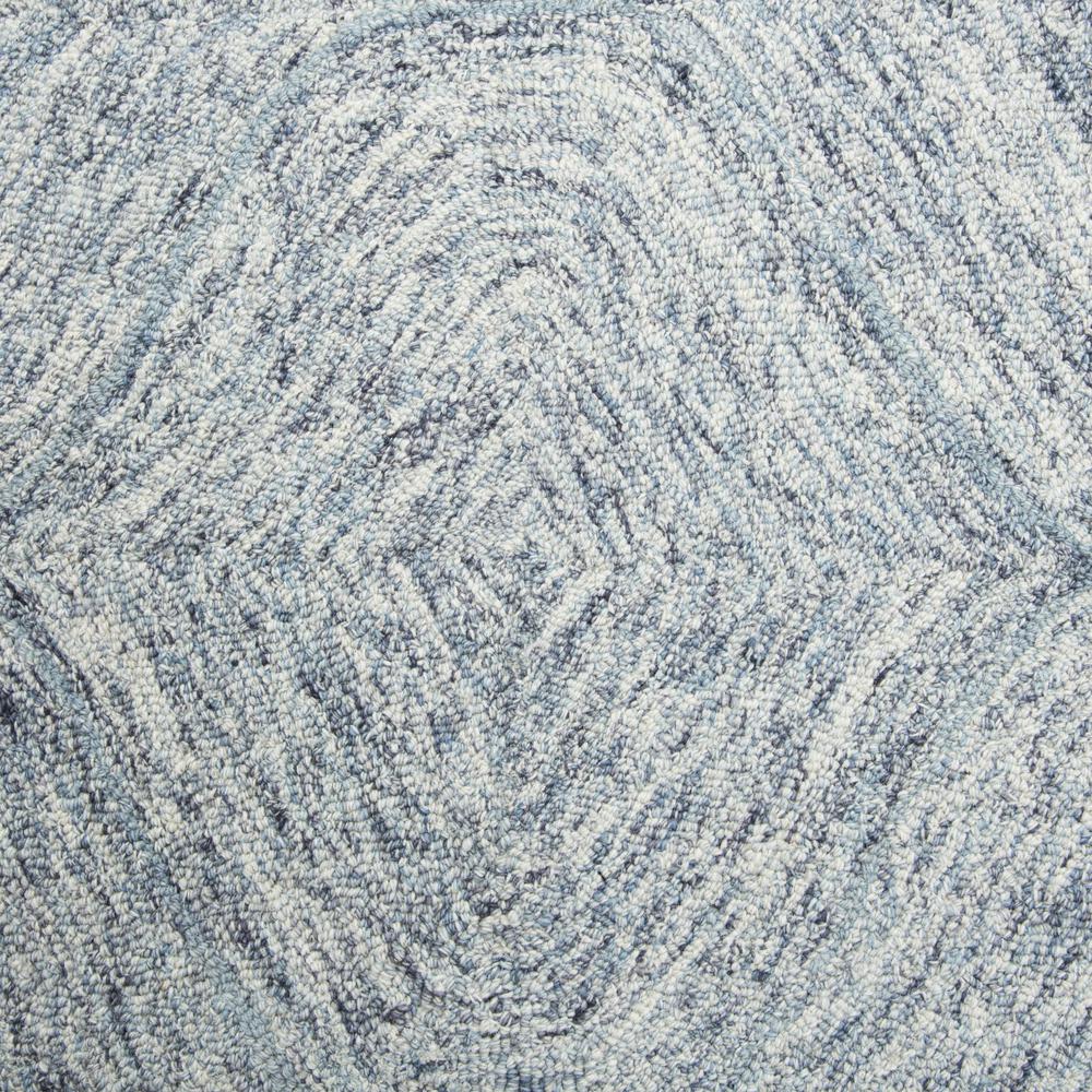 Hand Tufted Loop Pile Wool Rug, 8' x 10'. Picture 3