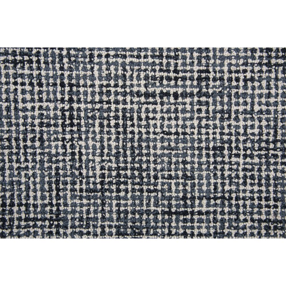 Hand Tufted Loop Pile Wool Rug, 8' x 10'. Picture 5