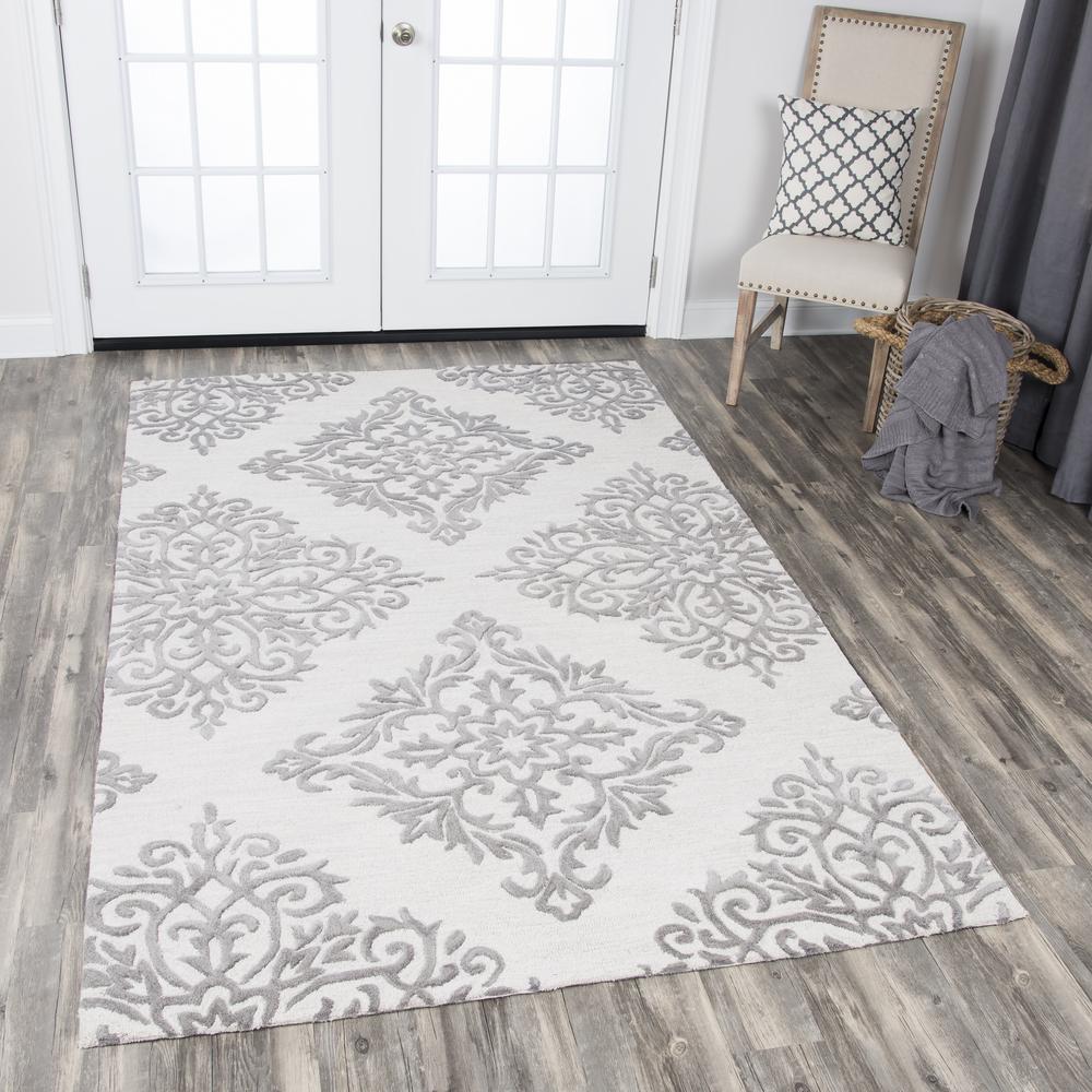 5' x 8' Hand-Tufted Rectangle Rug. Picture 7