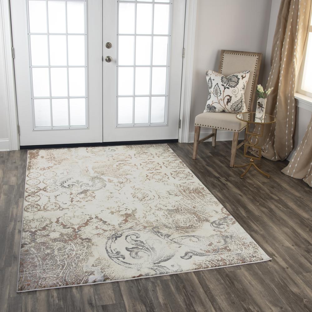 4' x 6' Machine-Made Rectangle Rug. Picture 6
