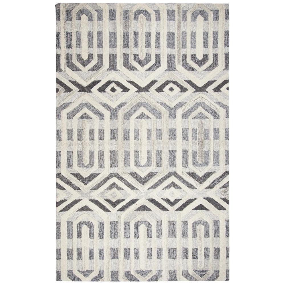 8' x 10' Hand-Tufted Rectangle Rug. Picture 1