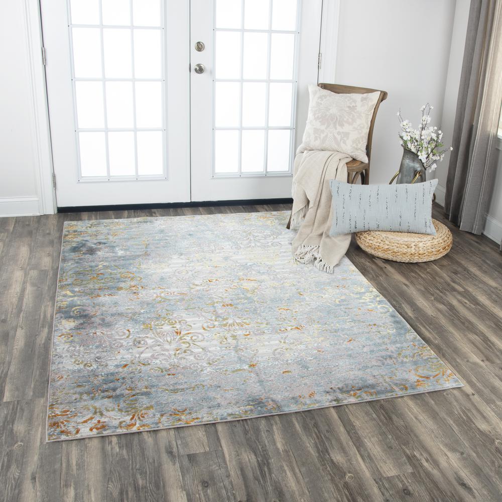 4' x 6' Machine-Made Rectangle Rug. Picture 6