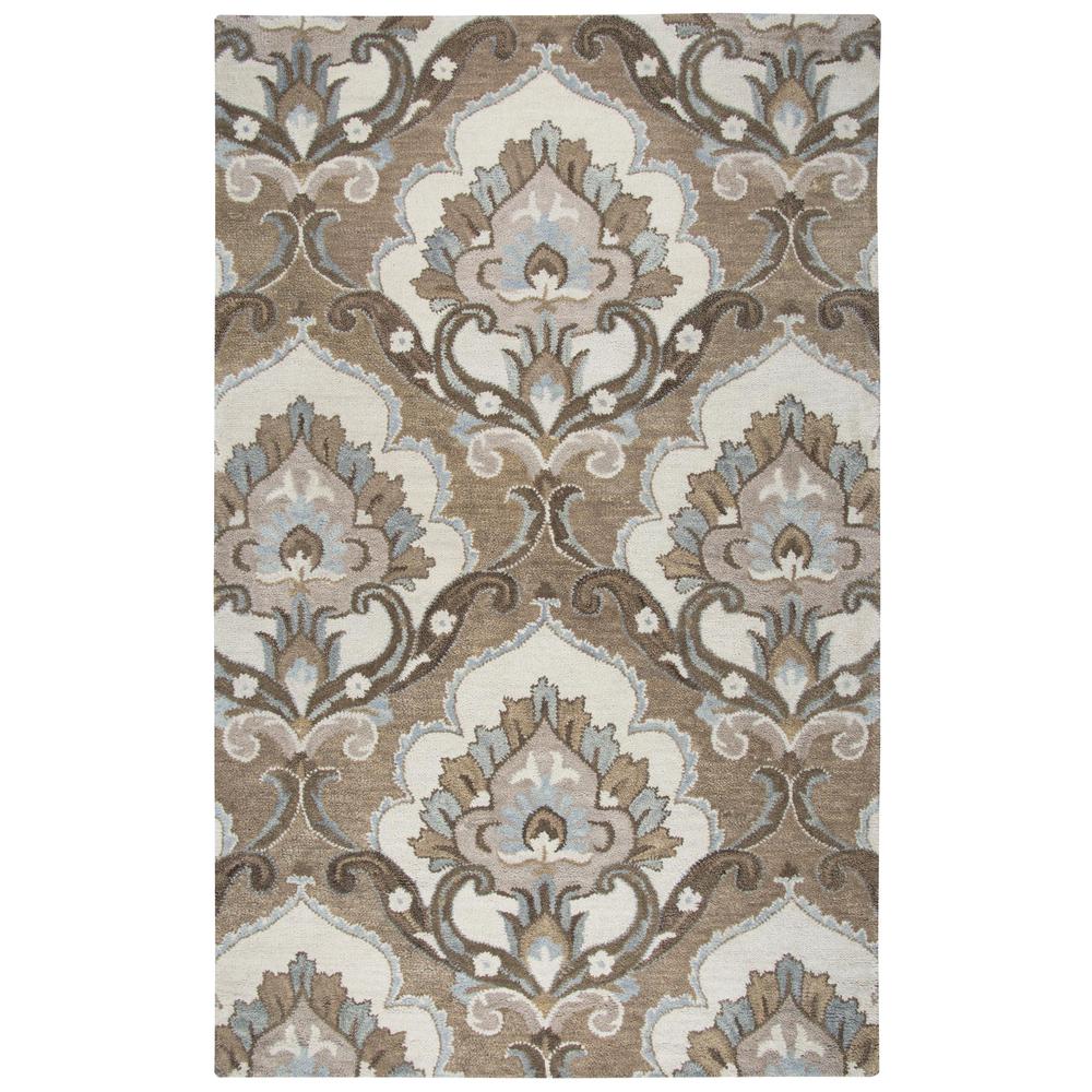 Hand Tufted Cut Pile Wool Rug, 6'6" x 9'6". Picture 1