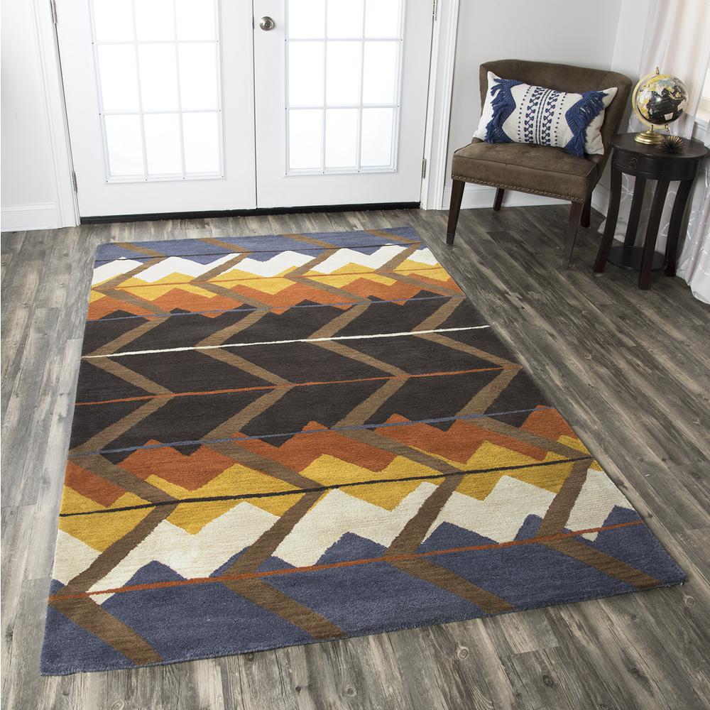 2' x 8' Hand-Tufted Rectangle Runner. Picture 11