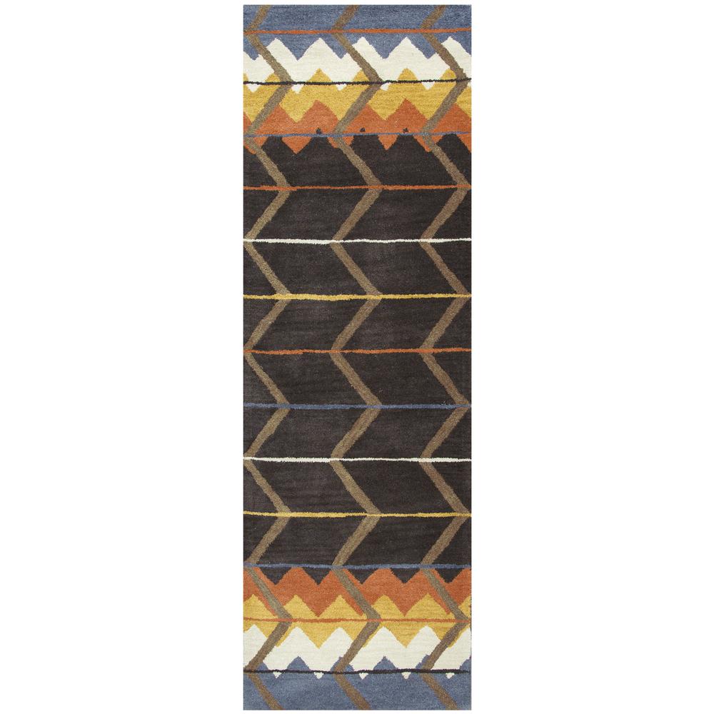 2' x 8' Hand-Tufted Rectangle Runner. Picture 6