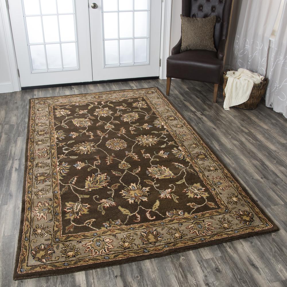 5' x 8' Hand-Tufted Rectangle Rug. Picture 5