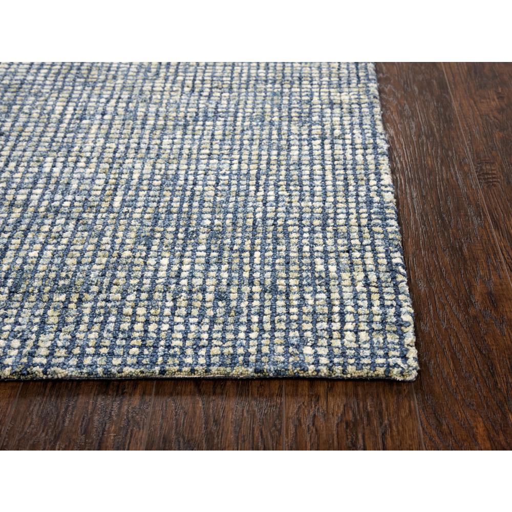 Hand Tufted Cut & Loop Pile Wool Rug, 5' x 8'. Picture 3