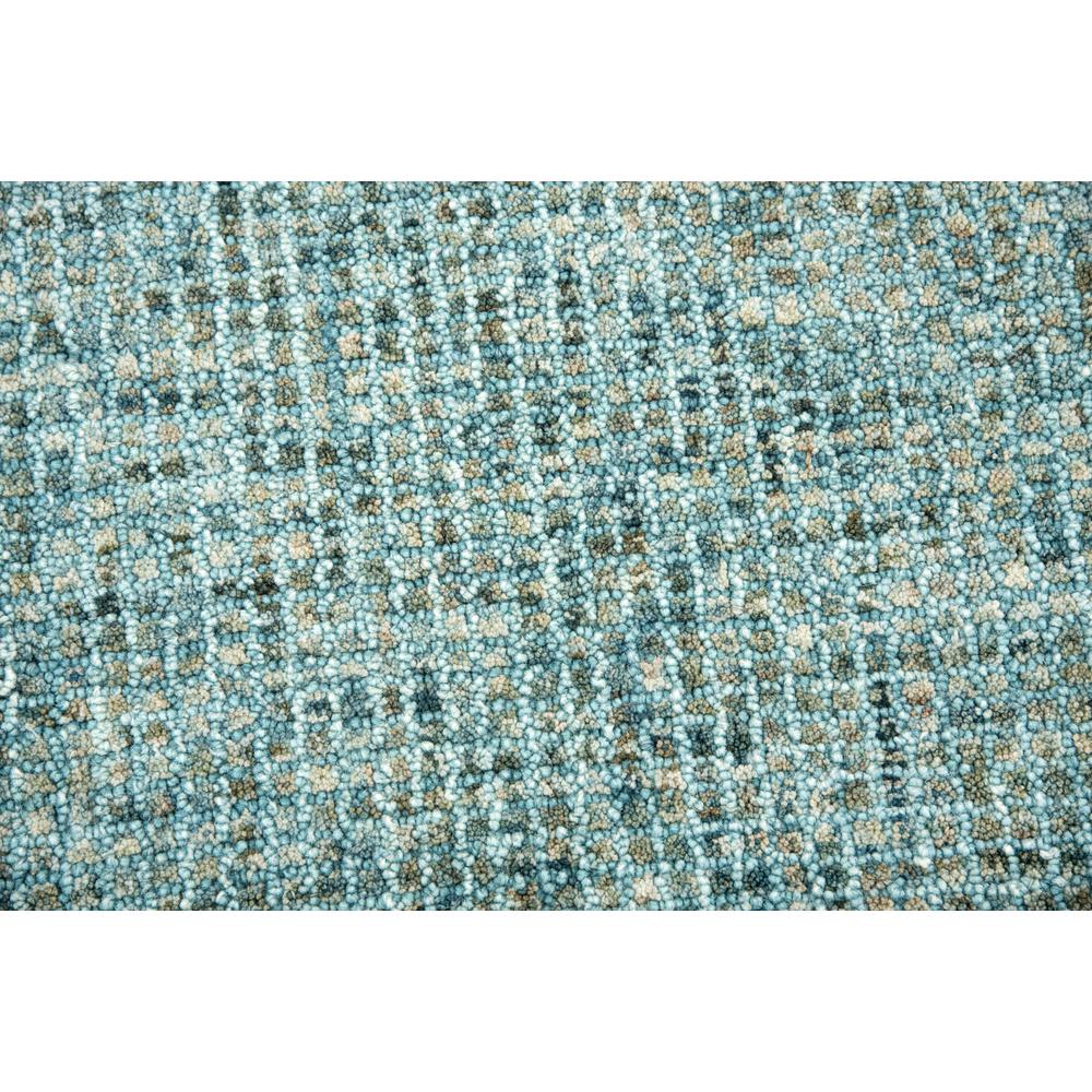 Hand Tufted Cut & Loop Pile Wool Rug, 5' x 8'. Picture 4