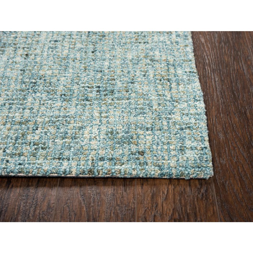 Hand Tufted Cut & Loop Pile Wool Rug, 5' x 8'. Picture 3