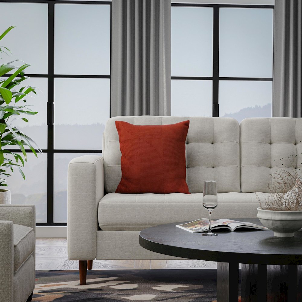 Traditional  18" x 18" Down Filled Pillow. Picture 7