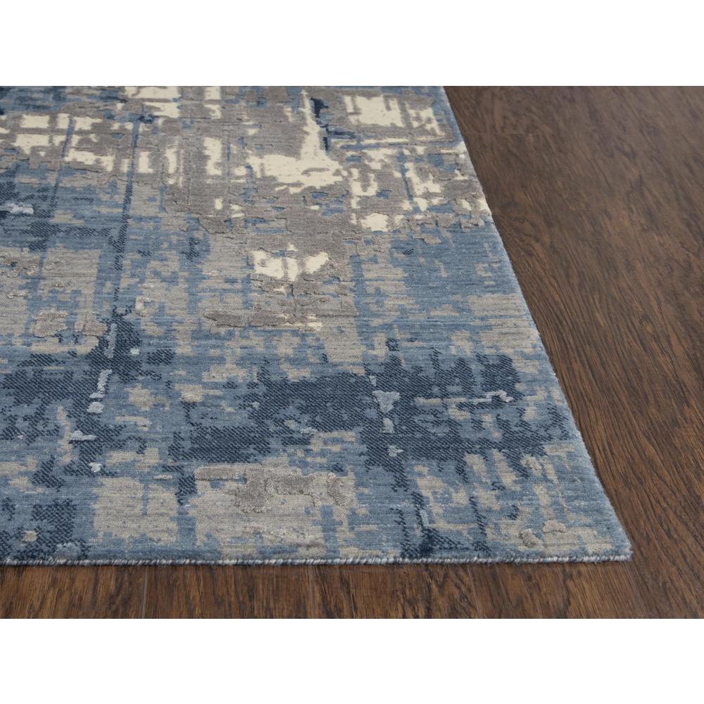 Hybrid Cut Pile Wool/ Tencel Rug, 8' x 10'. Picture 3