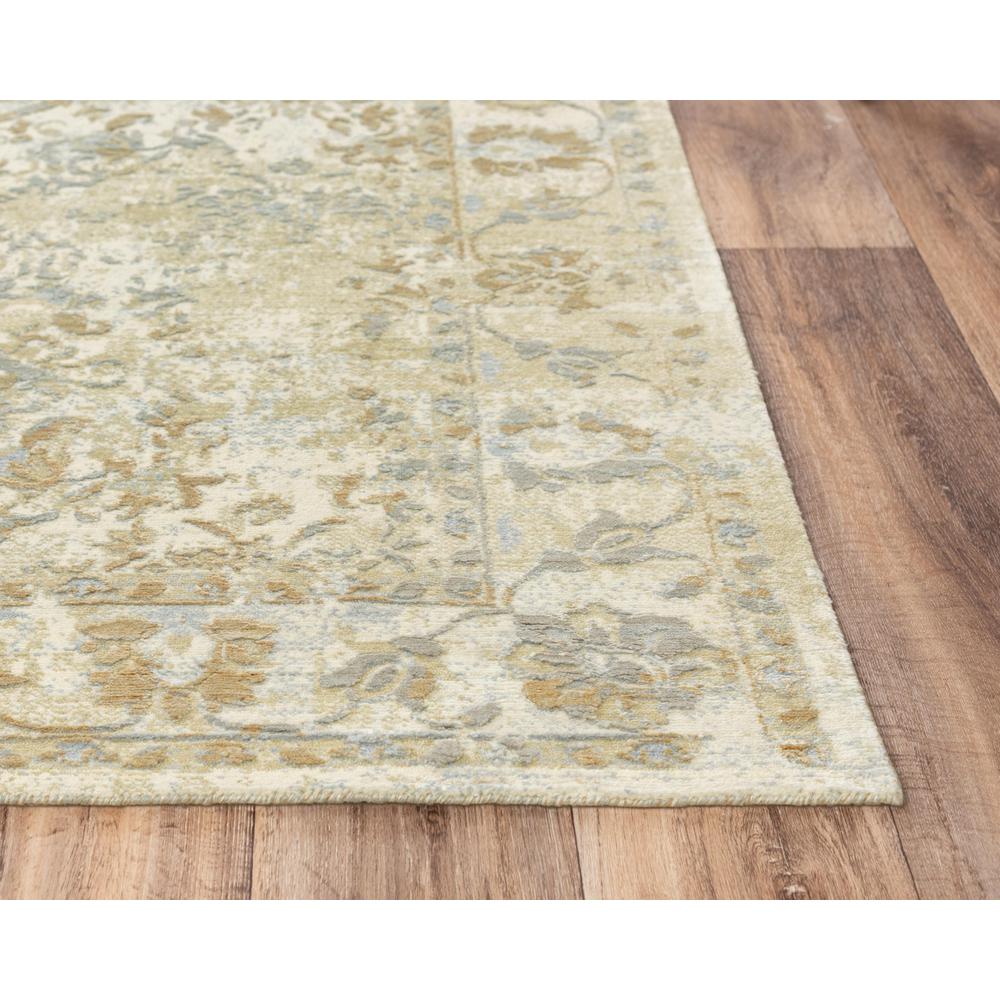 Hybrid Cut Pile Wool/ Tencel Rug, 8' x 10'. Picture 3
