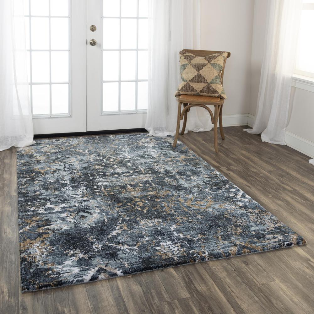 Hybrid Cut Pile Polyester Rug, 9' x 12'. Picture 2