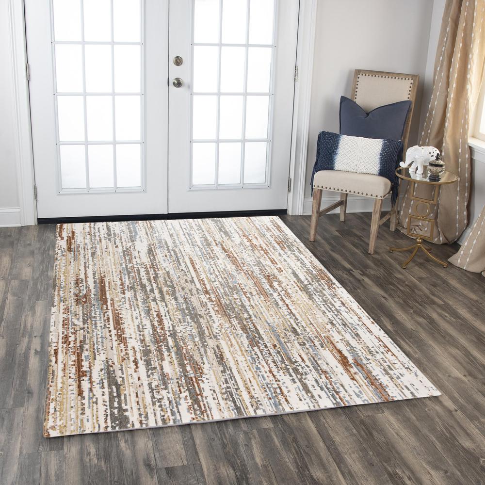 Machine/Hybrid Cut Pile Recycled Polyester Rug, 10' x 13'. Picture 2