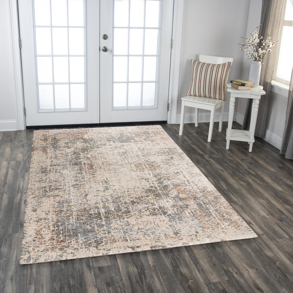 Machine/Hybrid Cut Pile Recycled Polyester Rug, 10' x 13'. Picture 2
