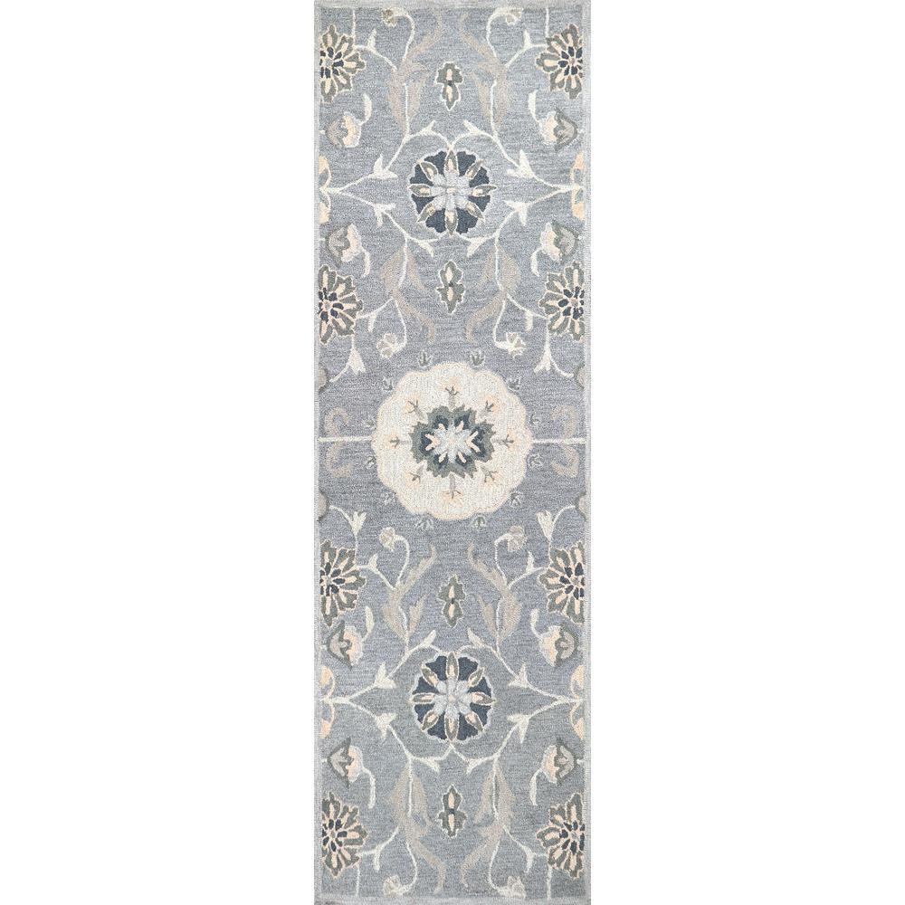 2' x 8' Hand-Tufted Rectangle Runner. Picture 7