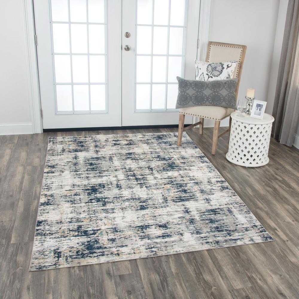 Power Loomed Cut Pile Polyester Rug, 8'6" x 11'10". Picture 2