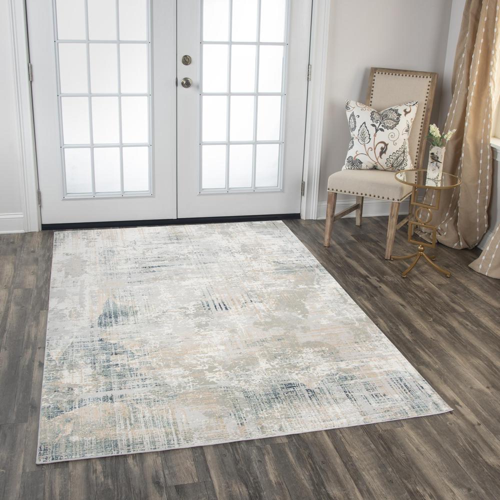 Power Loomed Cut Pile Polyester Rug, 8'6" x 11'10". Picture 2