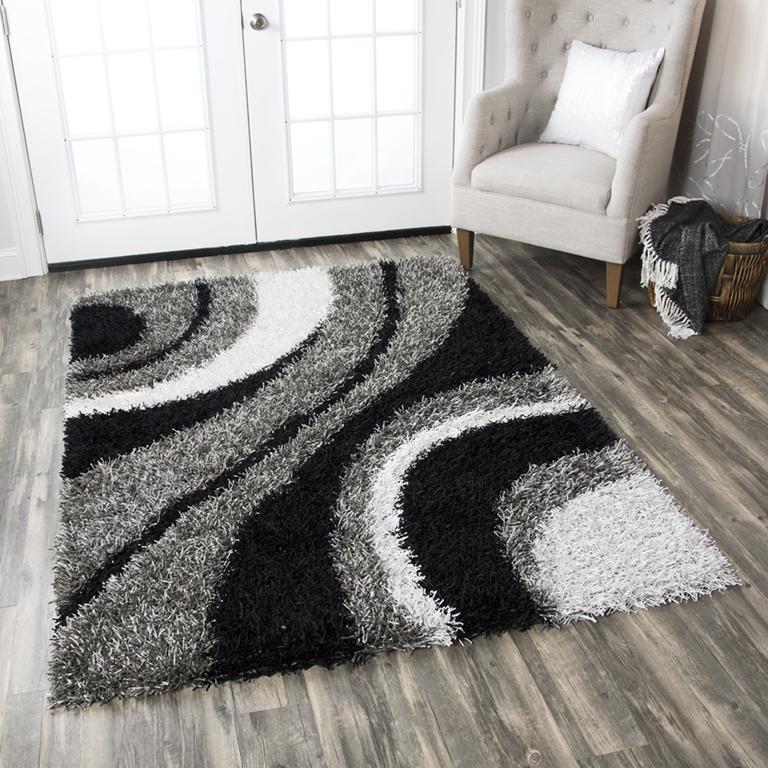 9' x 12' Hand-Tufted Rectangle Rug. Picture 2