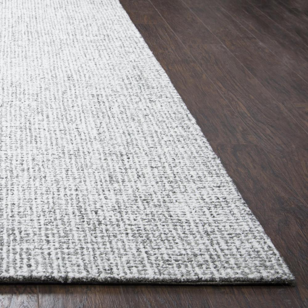 Hand Tufted Loop Pile Wool Rug, 2'6" x 8'. Picture 2