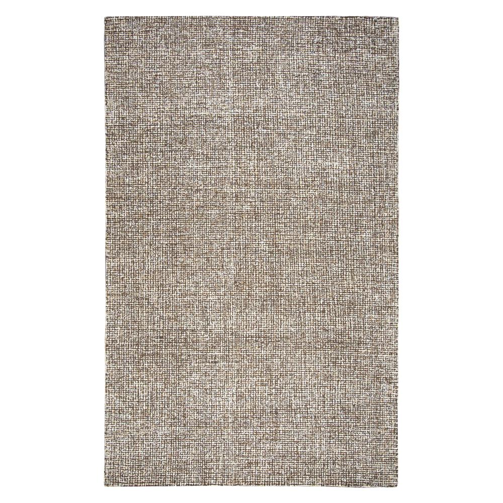 Hand Tufted Loop Pile Wool Rug, 6'6" x 9'6". Picture 1