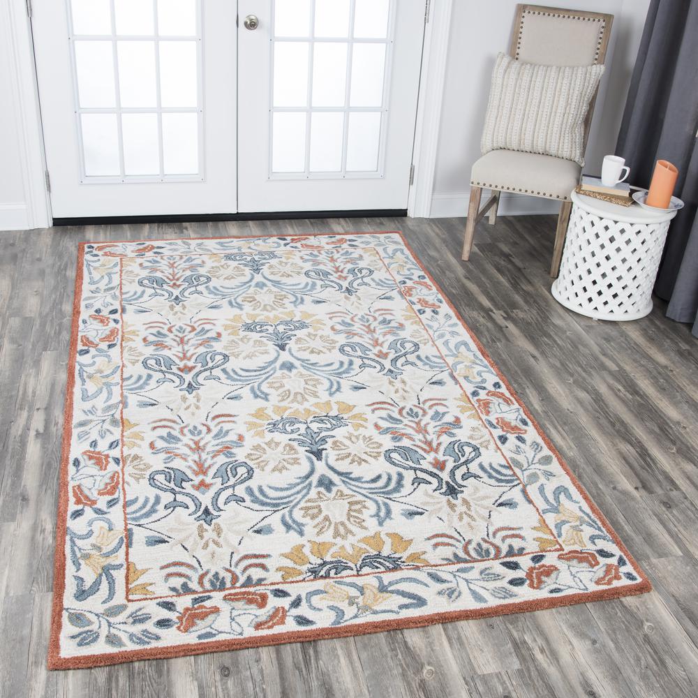 Lavine Neutral 2'6" x 8' Hand-Tufted Rug- LV1012. Picture 6