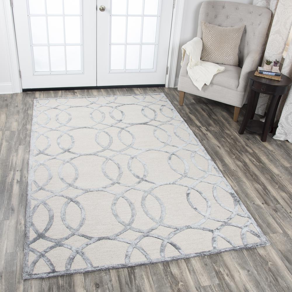 3' x 5' Hand-Tufted Rectangle Rug. Picture 6