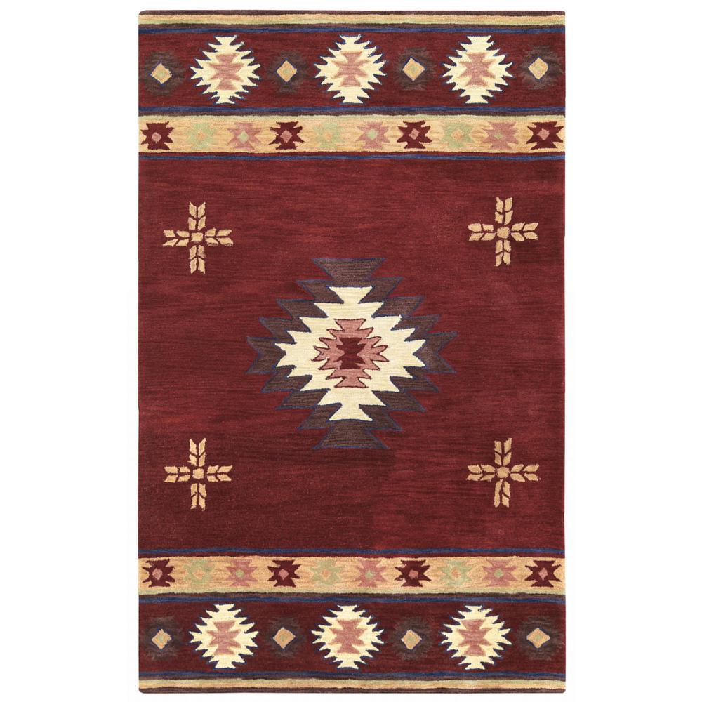 Hand Tufted Cut Pile Wool Rug, 6'6" x 9'6". Picture 1