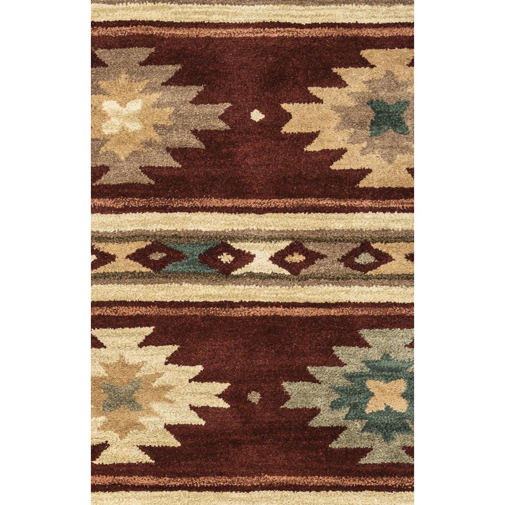 8' Round Hand-Tufted Round  Rug. Picture 4