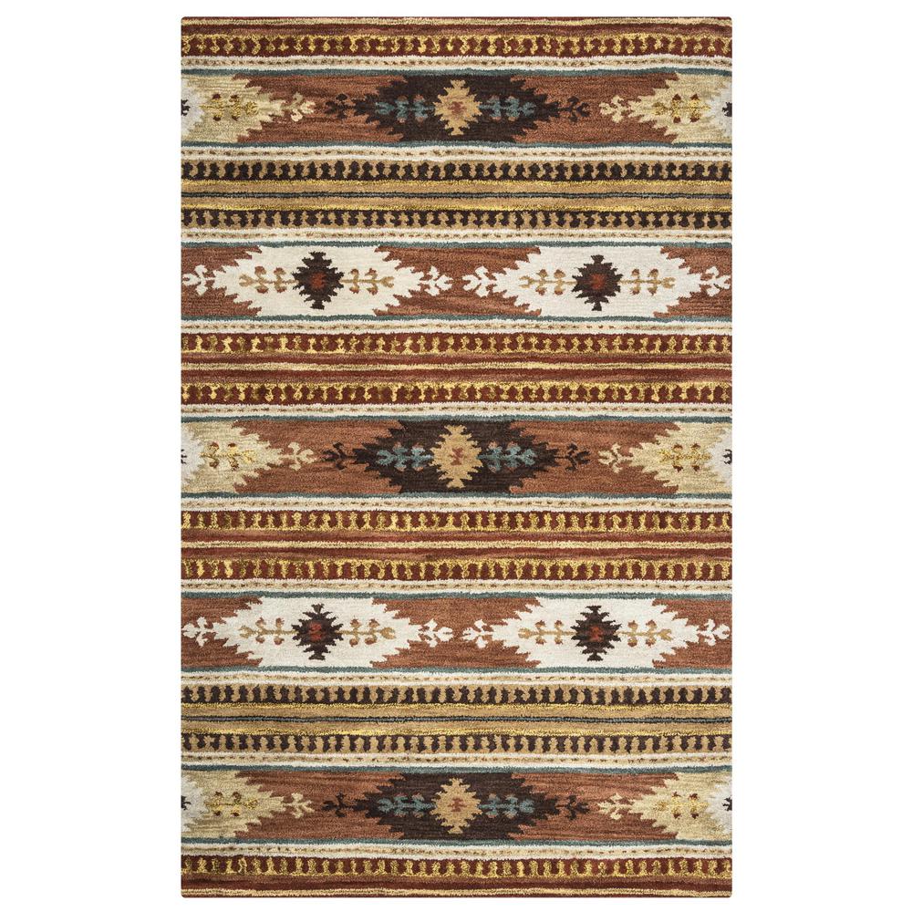 Hand Tufted Cut Pile Wool Rug, 6'6" x 9'6". Picture 1