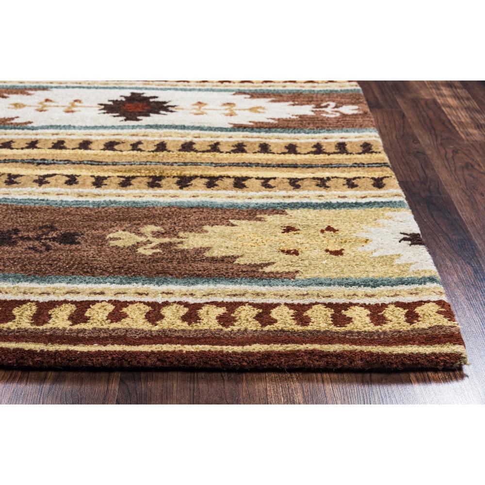 Hand Tufted Cut Pile Wool Rug, 2'6" x 8'. Picture 3