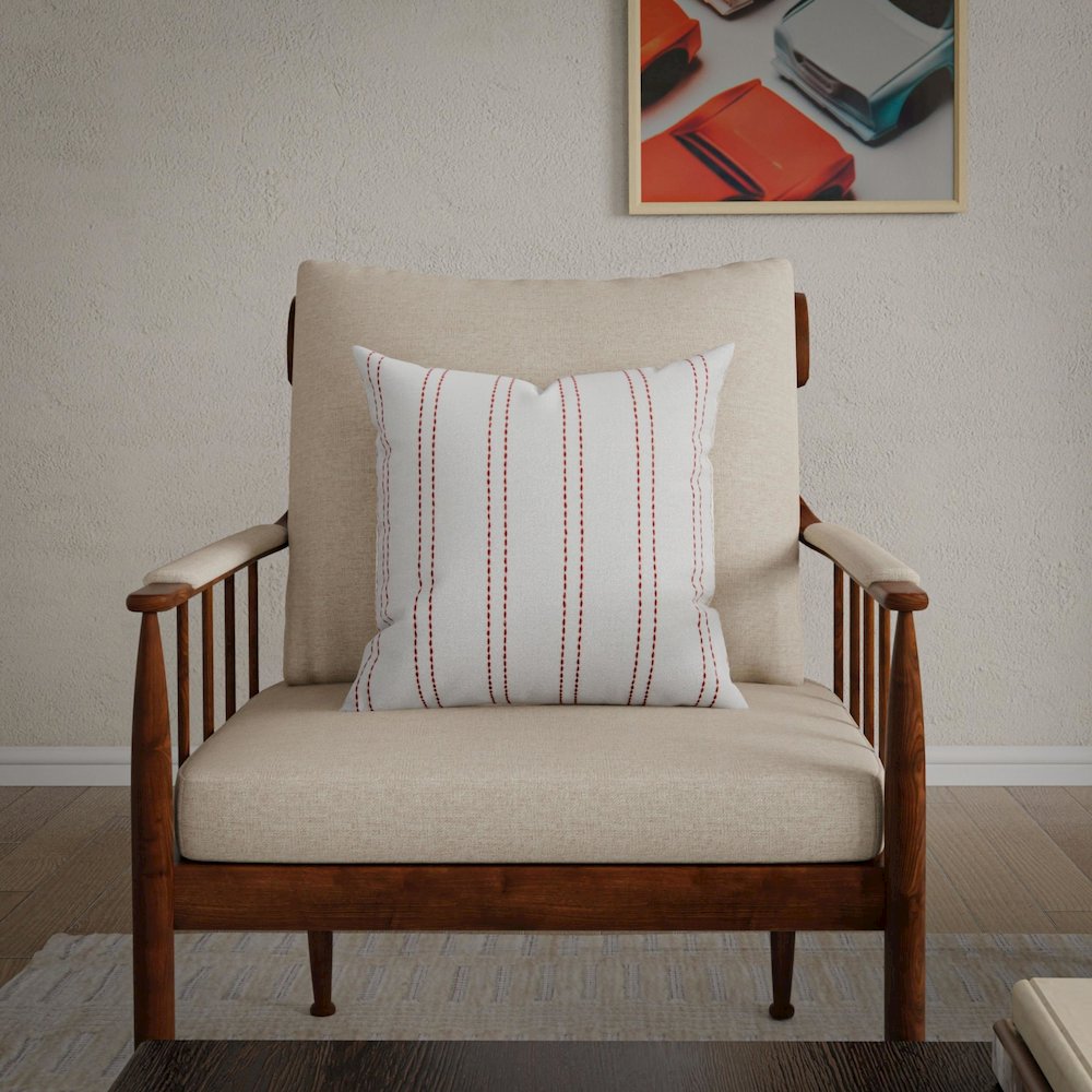 Transitional  20" x 20" Poly Filled Pillow. Picture 2
