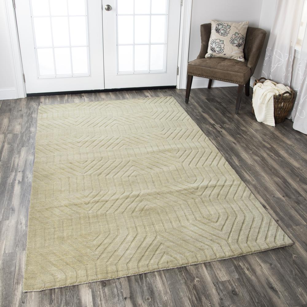 2' x 8' Hand-Tufted Rectangle Runner. Picture 5