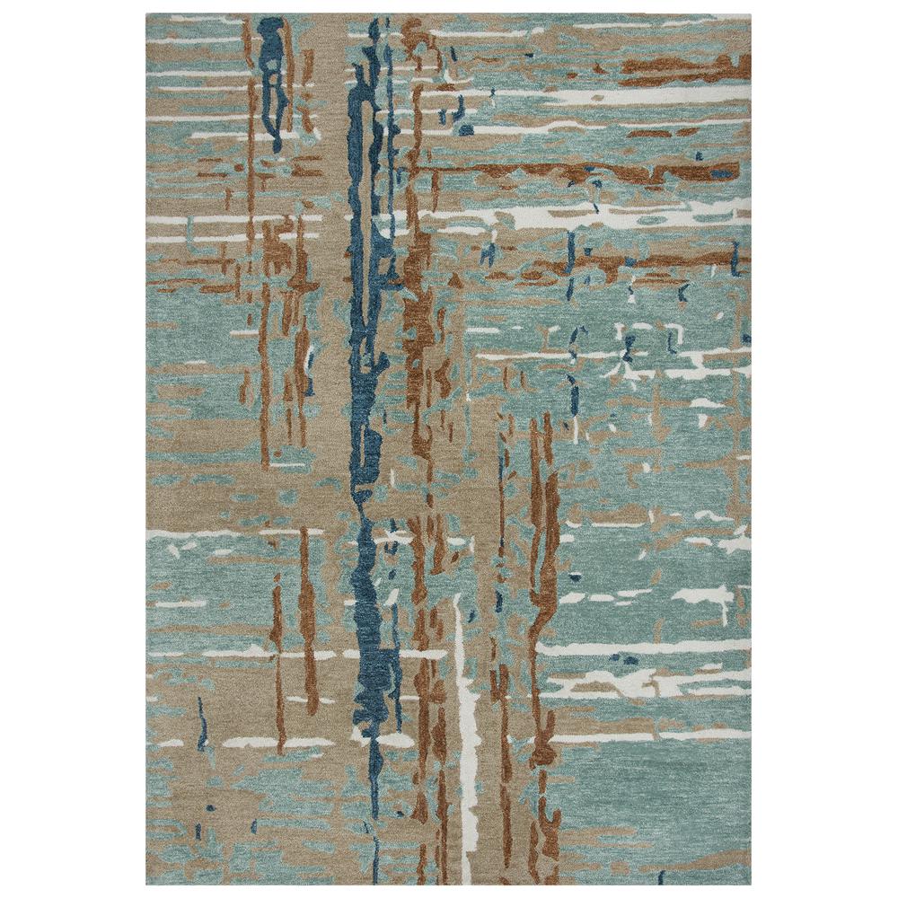 Vivid Gray 5'X7'6" Hand-Tufted Rug- VVD102. Picture 10