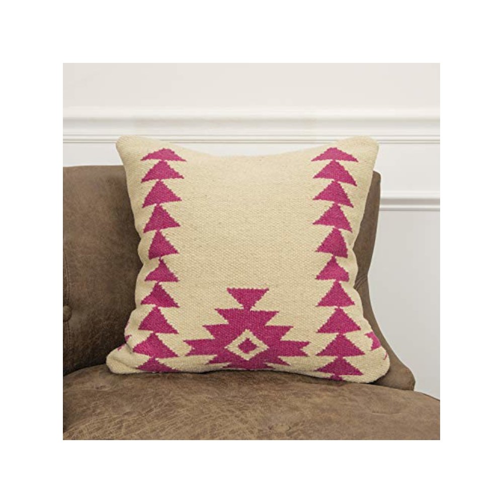 Rizzy Home 18" x 18" Pillow Cover- T14997. Picture 5