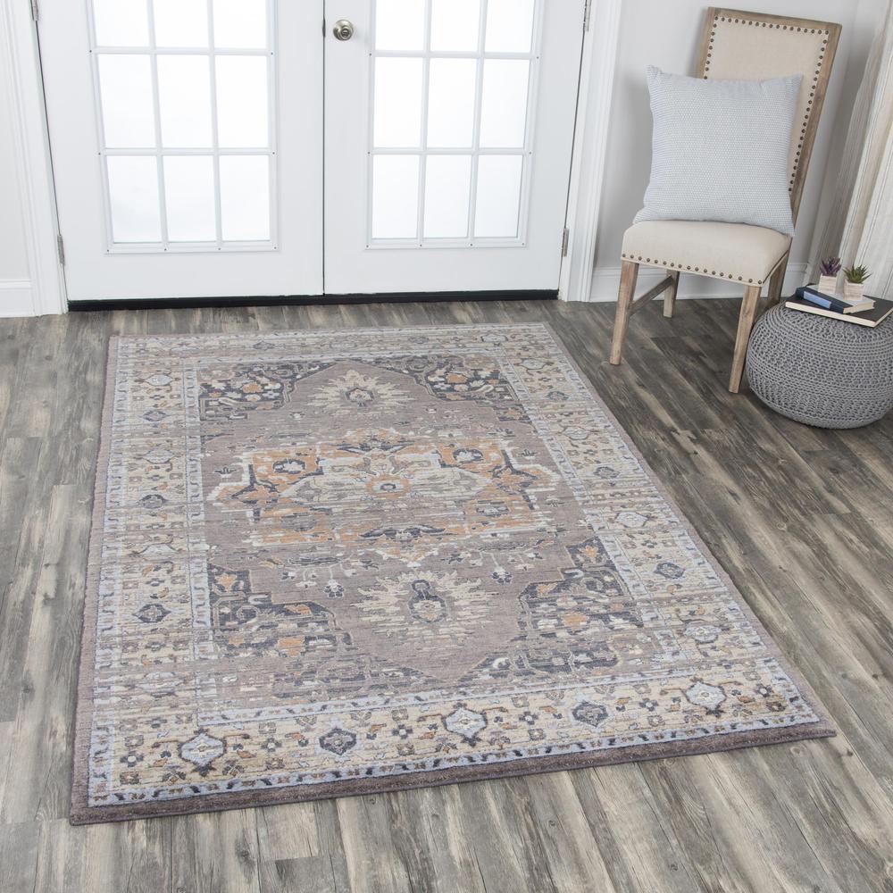 Hybrid Cut Pile Wool Rug, 8' x 10'. Picture 2