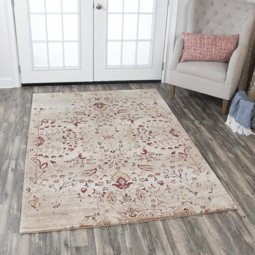 Hybrid Cut Pile Wool Rug, 8' x 10'. Picture 2