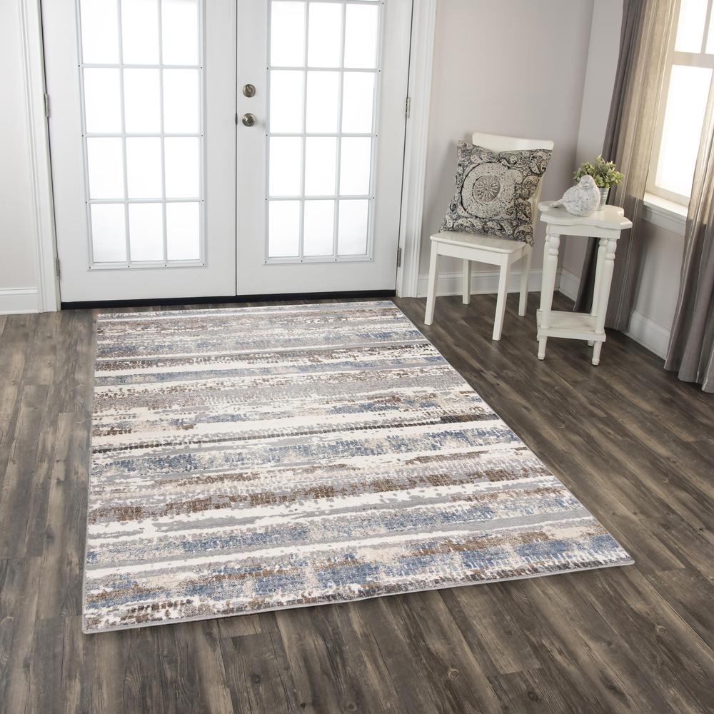 Power Loomed Cut Pile Wool Rug, 10' x 13'. Picture 2